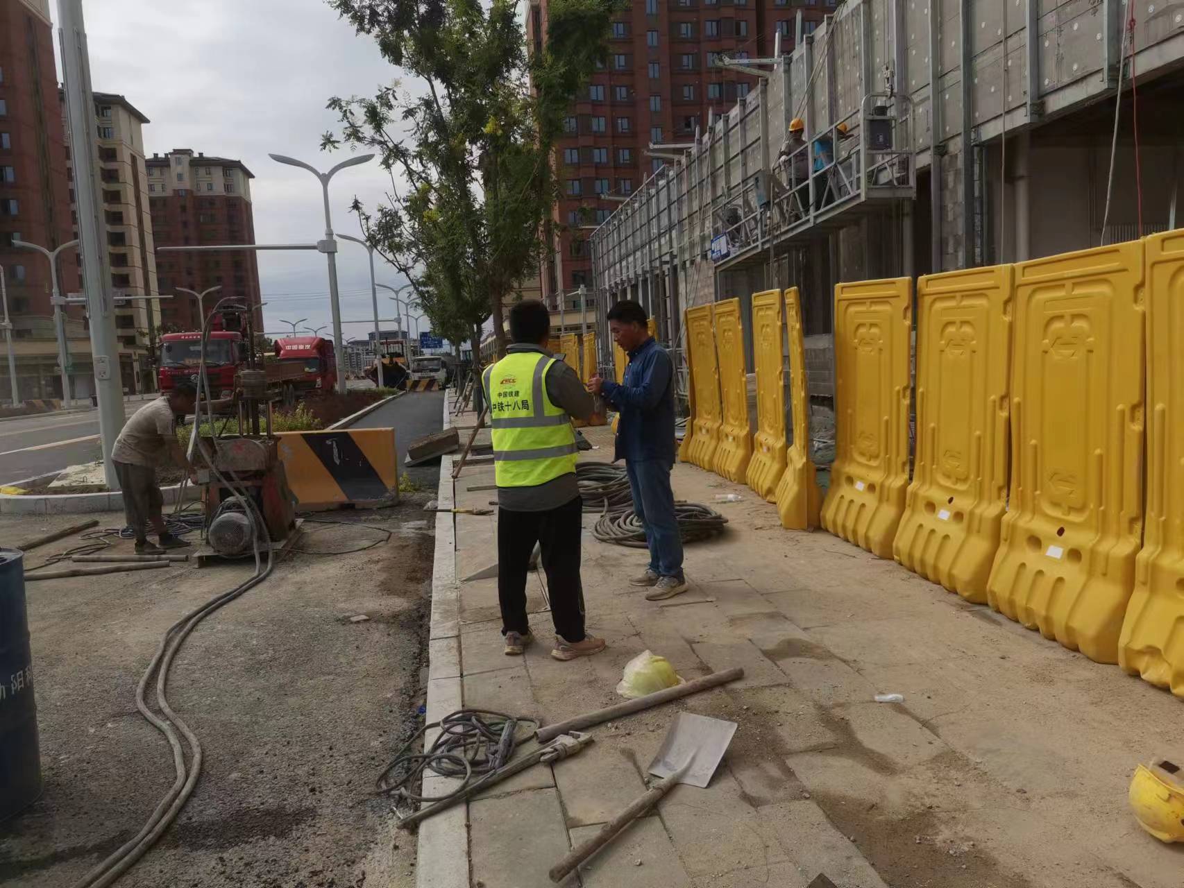 金银川路街道地基注浆加固